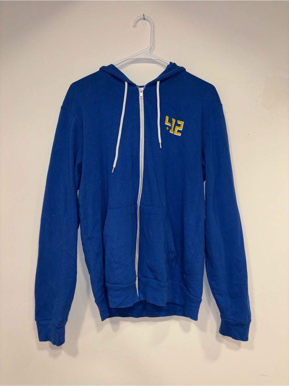 412 blue zip up